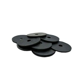 Black Rubber Washer Rubber Fender Washers 8mm ID x 38mm OD x 1.5mm Thickness - EPDM Rubber Fender Washers Flat Fender Washer Round Rubber Washers (10)