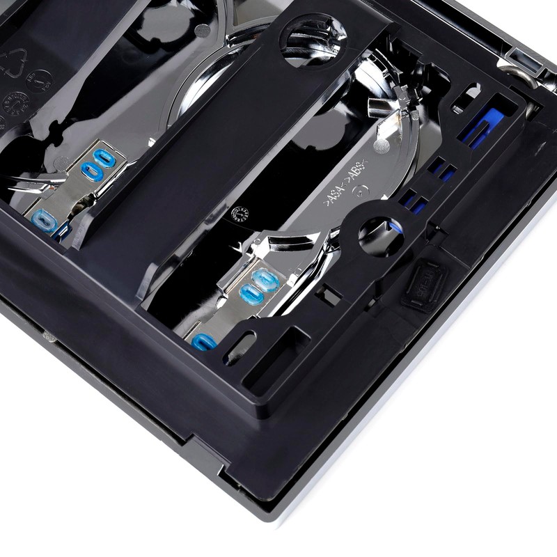 Flush Actuator Plate Compatible with 115.770.46.6, Mirror Surface Wall Mount