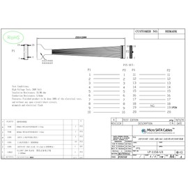 Micro SATA Cables|Low Profile USB 3.0 Header Extension Cable (8 Inches) for Motherboards