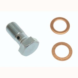 Front Brake Hydraulic Banjo Bolt Compatible With Plymouth Sundance 1994 1993 1992 1991 1990 1989 1988 1987 P-1261188