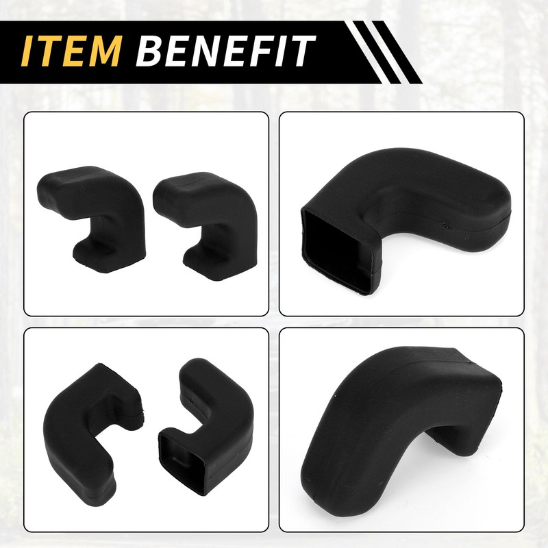 REPAIROCK Car Bumper Tow Hook Covers for Jeep Wrangler JK