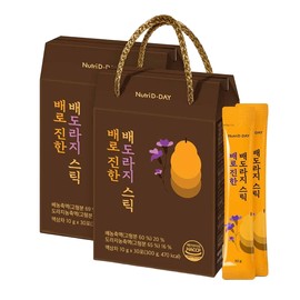 Nutri D Day Pear-rich pear bellflower sticks 10g×30 packs, 2 boxes, seasonal throat care, 2 boxes / 뉴트리디데이 배로 진한 배도라지 스틱 10g×30포 2박스 환절기 목관리 2박스
