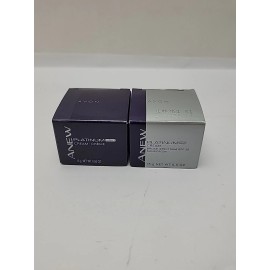 AVON Anew Platinum Day & Night Anti-Aging Moisturizer Cream Set of 2 New USA .50