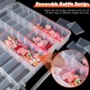 Geroosaty Large Plastic Organiser Box with 48 Compartments and Adjustable