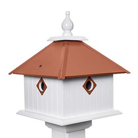 Paradise Birdhouses - Carriage Bird House (Hammered Copper)