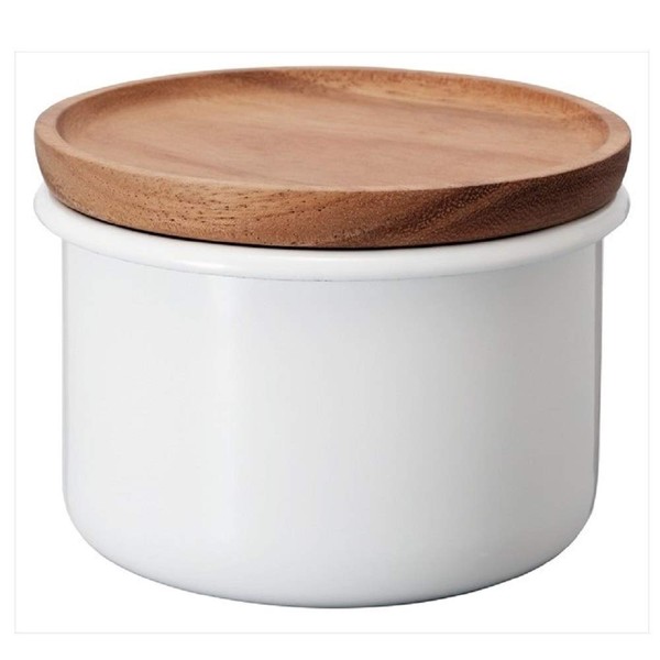 HARIO BCN-100-OV Bona Enamel Tea & Coffee Canister 100, Practical