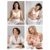 Easybunny Scalloped Nursing Bras for Breastfeeding Seamless Wireless Maternity Bras