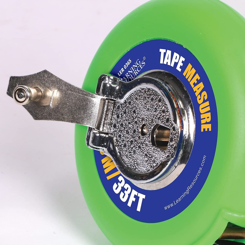Learning Resources Wind-Up Tape 10 Meters/33 Feet, Early Math Skills,