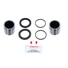 Bigg Red - Front Brake Caliper Repair Seal Kit & Pistons - Compatible with 4 1978-1993, 5 1978-1985