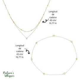 Collar Doble con Perlas y Cristales - Elegancia y Estilo Minimalista