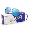 NULOOQ Small Aviator Polarized Sunglasses for Small Face Women Men