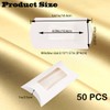 50 Pcs Pillow Gift Boxes with Windows,Kraft Paper Mini Pillow
