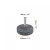 sourcing map Mounted Grinding Stone 1/4" Shank 1.5-inch Dia Corundum