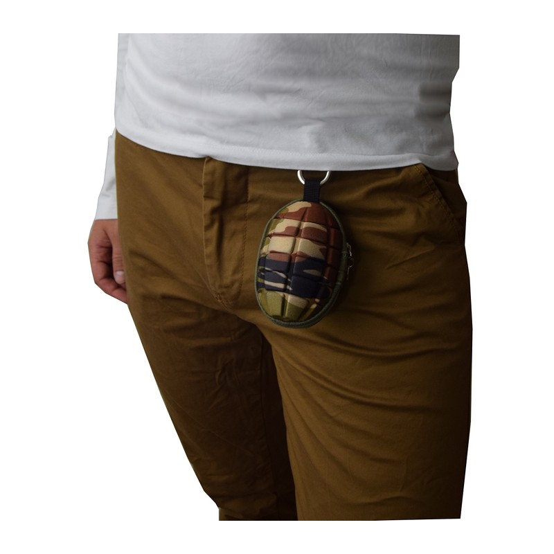 Grenade - Key and Coin Case Money Purse Hang Belt