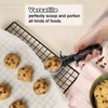 PATIKIL 4 Ounce Ice Cream Scoop with Trigger, Stainless Steel