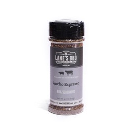 Lane's Ancho Espresso Coffee Rub – Coffee Rub for Meat | Incredible Crust | Coffee BBQ Rub for a Deep Rich Flavor | Ancho Chili Rub | 100% All Natural | Gluten-Free | NO Preservatives | NO MSG | 4.6oz