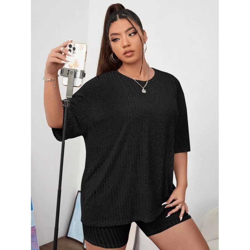 COMODO Conjunto Short Leggins Y Top 2 Pieza Mujer Casual