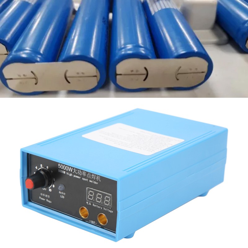 Spot Welder 5000W Handheld Copper Needle Digital Tube Display Battery