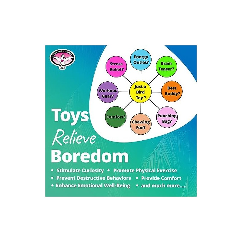 Super Bird Creations SB1058 Sneakers Bird Foot Toy - Engaging,