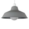 MiniSun | Retro Style Cement/Stone Effect Metal Reflector Ceiling Light