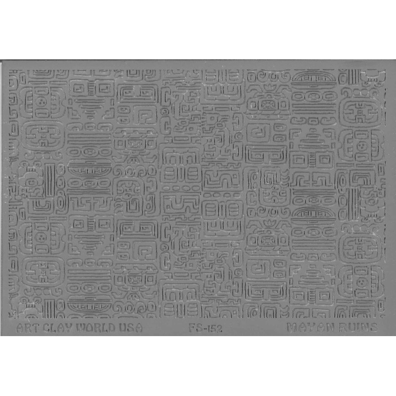 Flexistamps Texture Sheet Mayan Ruins Design - 1 Pc.