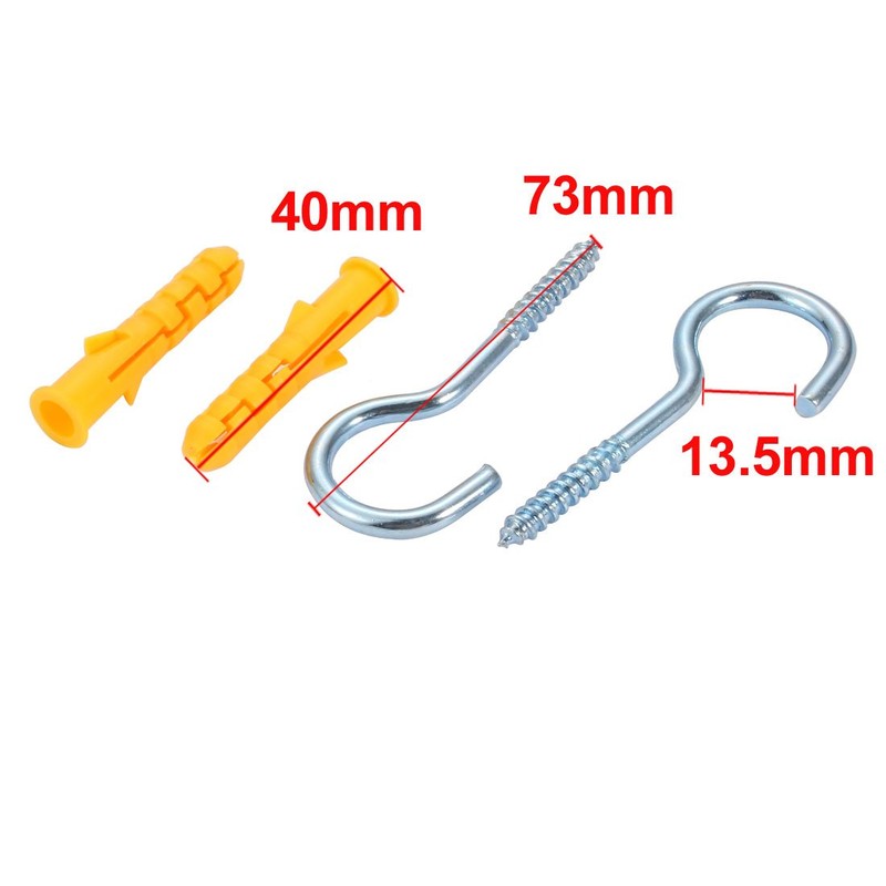 uxcell 5pcs 8mmx40mm Self Drilling Drywall Anchor with 18.5mm Inner