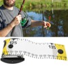 138x5cm Fish Measuring Ruler Fish Measuring Tape Waterproof Fishing Measurement