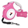 Retractable Dog Leash with LED Light Makife 5m Extendable Dog