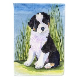 Caroline's Treasures SS8372GF Australian Shepherd Garden Flag Mailbox Flag Decorative Yard Flag Banner Outside Patio Artwork Yard Flower Beds, Garden Size, Multicolor