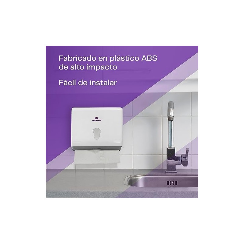 Gel Kleen. Despachador De Toalla Interdoblada. para 250 Toallas.