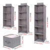 Wardrobe Hanging Storage Bag – Interlayer Drawer-Type Clothes Organizer for