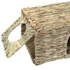 WUWEOT 2 Pack Large Grass Bunny House, Foldable Rabbit Hut,