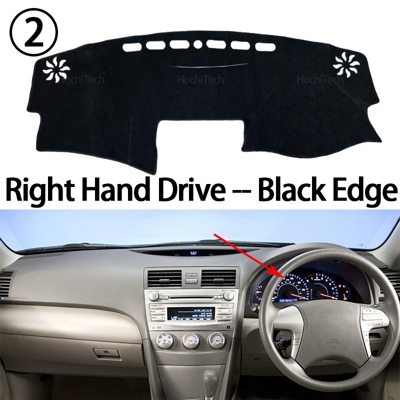Dashboard Cover Mat for Toyota Camry 2007–2011 – Anti-Glare Dash