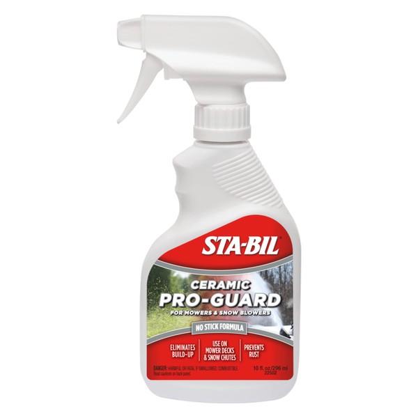 STA-BIL Ceramic Pro Guard – Ceramic Protection for Lawn Mowers and Snowblowers – Non-Stick Formula – 10oz Packaging May Vary