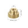 QUARKZMAN Knurled Thumb Nuts, 4pcs M3 x D10mm x H8mm