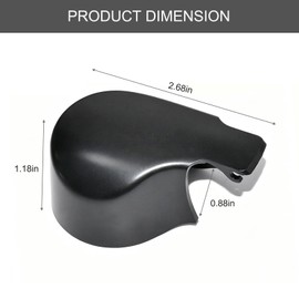 5K6955435 Rear Windshield Wiper Arm Nut Cover Cap Compatible with VW Golf 2010-2021, VW Tiguan 2018-2022