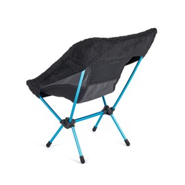 Helinox Fleece Seat Warmer, Reversible Black Seat Warmer for Helinox Chair One, Chair One Large, Chair Zero, Ground Chair and Festival Chair (Black)
