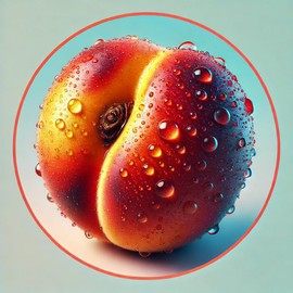 L.SANIC_Delicious Peach Soft Cleansing Foam, Gentle Creamy Cleanser with Peach Extract, Hydrates and Smooths Skin, Ideal for Combination and Oily Skin Types, Korean Skin Care, Korean Face Wash