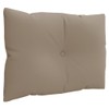 vidaXL Outdoor Pallet Cushions Set of 3 - Taupe, Comfortable,