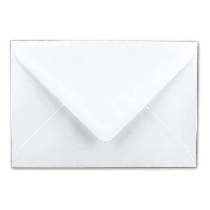 Pack of 50 White Envelopes DIN C6 11.4 x 16.2