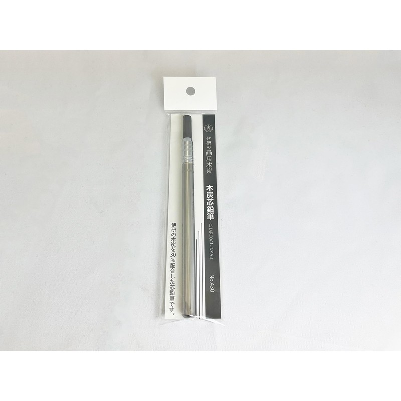 Iken Charcoal Core Pencil, No.430, 6.3 inches (160 mm) x