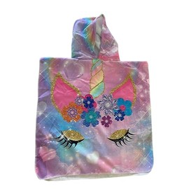 Generic Unicorn Hooded Bath Towels for Kids, Toddlers & Babies, Shower Gift for Girls & Boys, 4