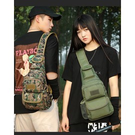 SHUIMNH Sling Bag Crossbody Backpack for Men,Handiness Skiing Sling Bag, Lightweight Daypack for Hiking Travel (Color 1)