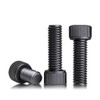 Junter 100pcs M1.6 x 6mm Black Alloy Class 12.9 Allen