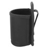 Motorcycle Water Cup Holder Black Drainage Holes Plug in Fixed