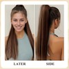 JUGUTA 1 Piece Braid Extension Ponytail Extension Real Hair Braid