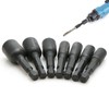 Secretary 7-Piece Socket Screwdriver, Hex Shank Driver, Tap Adapters, Hex