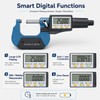 Digital Outside Micrometer, 25-50 mm/1-2 Inch LCD Micrometer