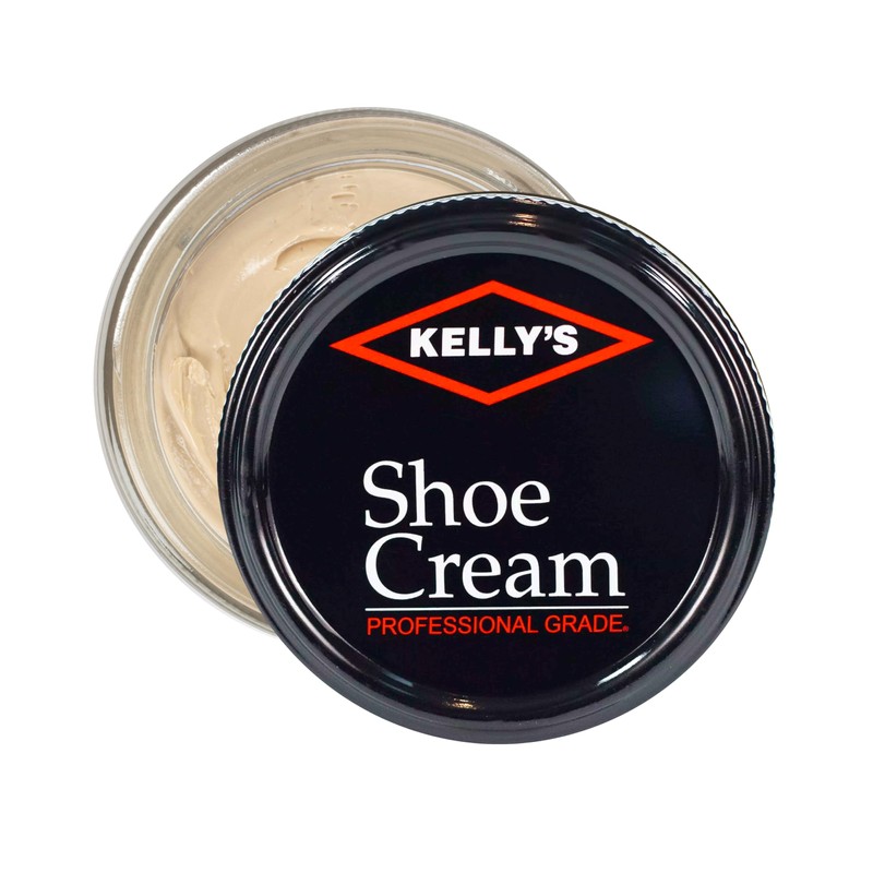 Kelly's Light Bone Shoe Polish 1.5 oz - Professional Leather