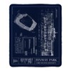 Fenway Park Blueprint Stadium Blanket (50x60)